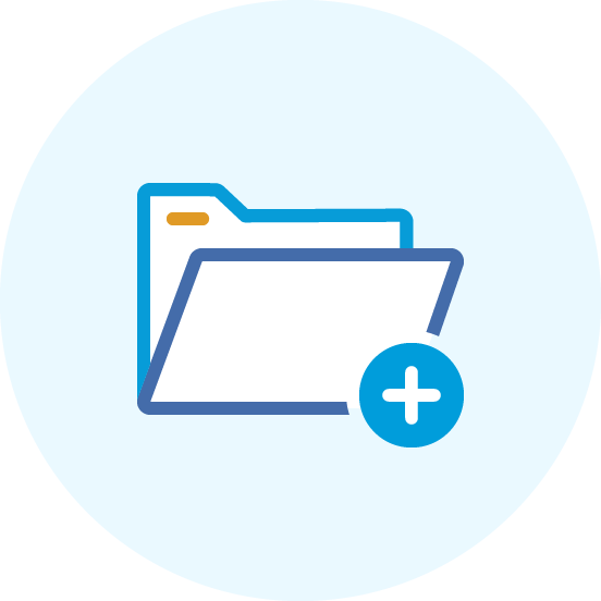 Add folder icon
