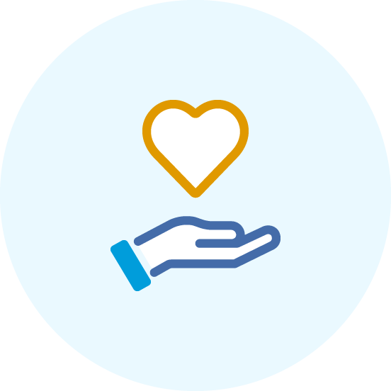 Heart Hand Icon