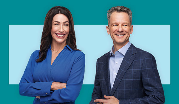 Amy Hiett and Mike Walsh of Moneta. 