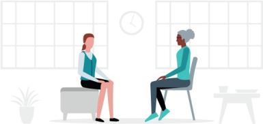 women mentoring one another